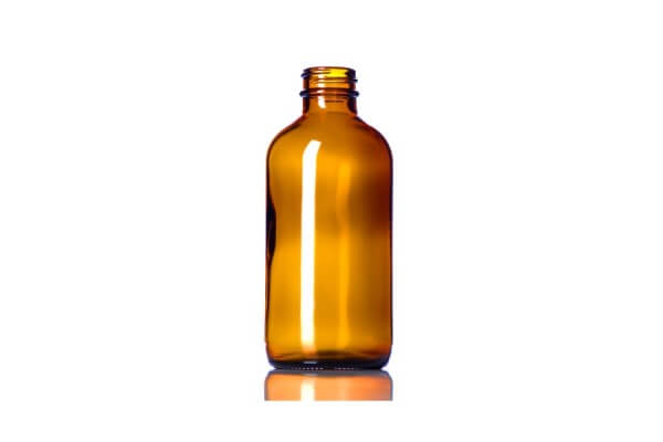 Amber Glass Bottle – 8 oz