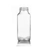Clear French Square Glass Bottle – 4 oz