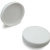 White Ribbed Lid 70-400