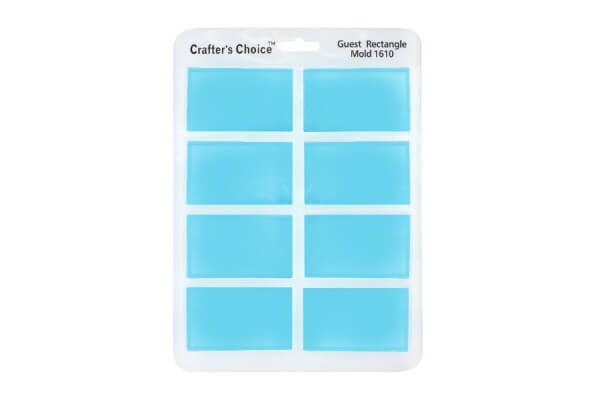 Crafter’s Choice – Rectangle Guest Silicone Mold – 1610