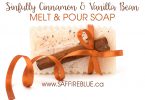 Sinfully Cinnamon & Vanilla Bean Melt & Pour Soap | @SaffireBlueInc