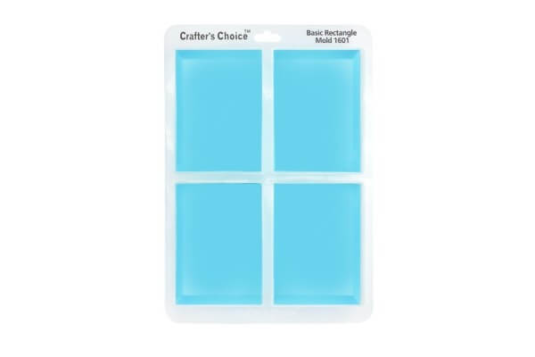 Crafter’s Choice Basic Rectangle – Clear Silicone Mold 1601