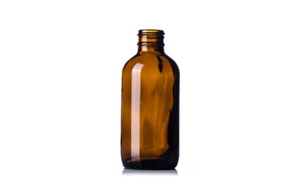 Amber Glass Bottle – 4 oz