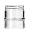 1:2 oz clear PS thick wall jar with 43-400 neck finish