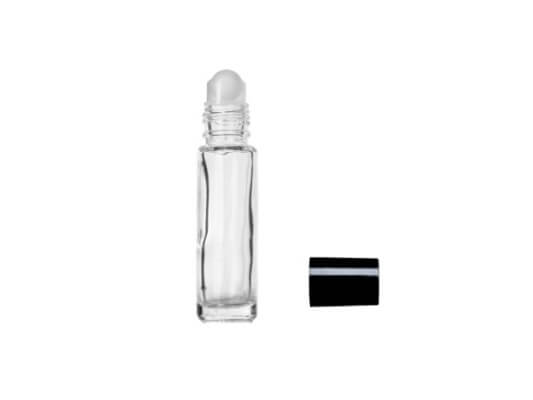 10 ml – Roll On Bottle – Black Cap